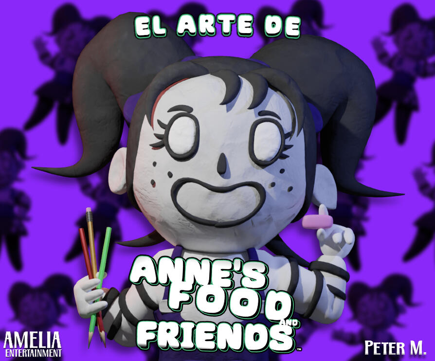 El arte de Anne's Food and Friends || Peter M.